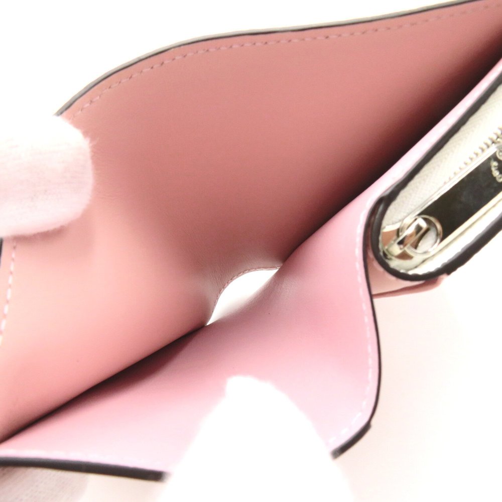 LOUIS VUITTON Portefeiulle Claire White Pink Mahina leather M80554 - Picture 6 of 8